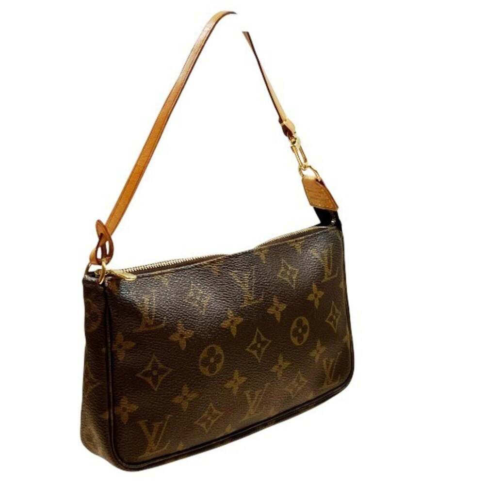 LOUIS VUITTON Brown Monogram Pochette Shoulder Bag - Picture 7 of 9